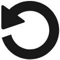 Reset Icon - Black